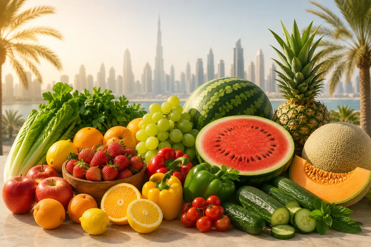 Best Fruits and Vegetables for Summer in Dubai